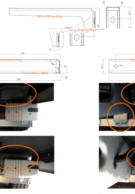 AL KO 1654265 27cm O = 24 8cm support Double essieux 2 pieces 1 00 kg
