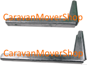 AL-KO 1654496 32 cm (O = 27,3 cm) support Double-essieux (2 pièces) (1,00 kg)